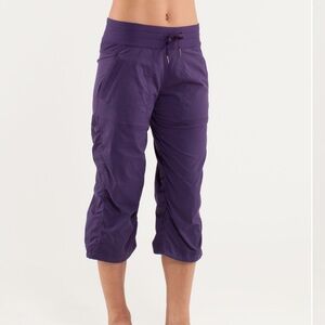 Lululemon Dance Studio Cropped Leggings Pants Size 6 in Concord Grape Purple